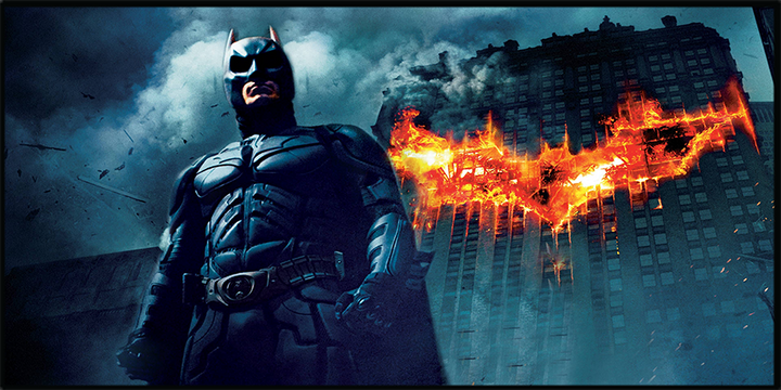 The Dark Knight (2008) Illuminated LED frame display & Poster