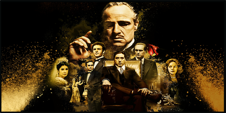 The Godfather (1972) Illuminated LED frame display & Poster