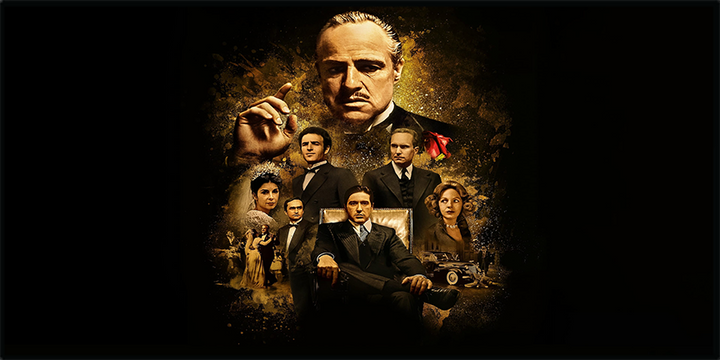 The Godfather (1972) Illuminated LED frame display & Poster