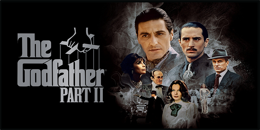 The Godfather Part II (1974) Illuminated LED frame display & Poster