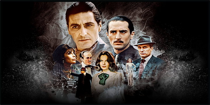 The Godfather Part II (1974) Illuminated LED frame display & Poster