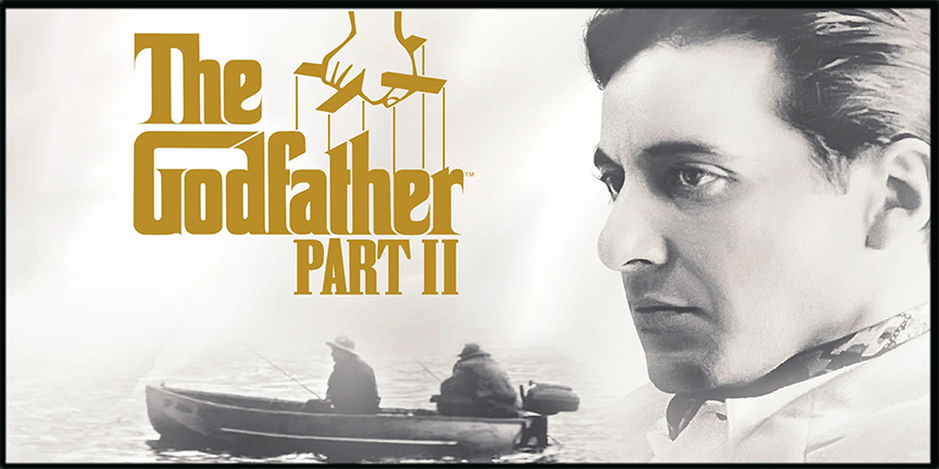 The Godfather Part II (1974) Illuminated LED frame display & Poster