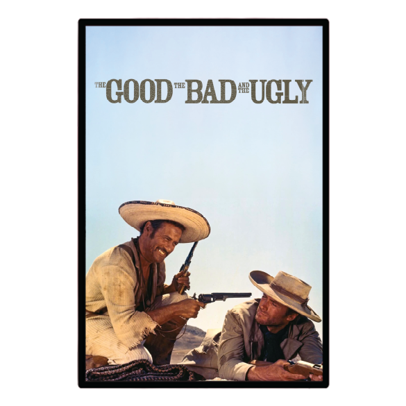 The Good, the Bad and the Ugly (1966) Illuminated LED frame display & Poster