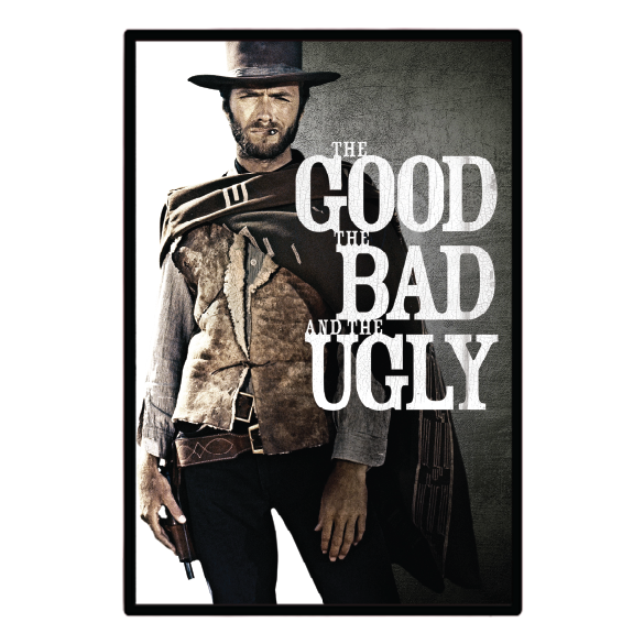 The Good, the Bad and the Ugly (1966) Illuminated LED frame display & Poster