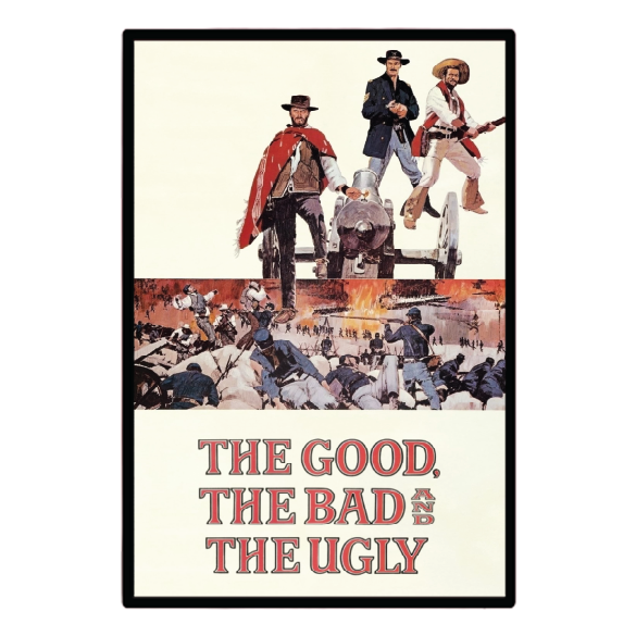 The Good, the Bad and the Ugly (1966) Illuminated LED frame display & Poster