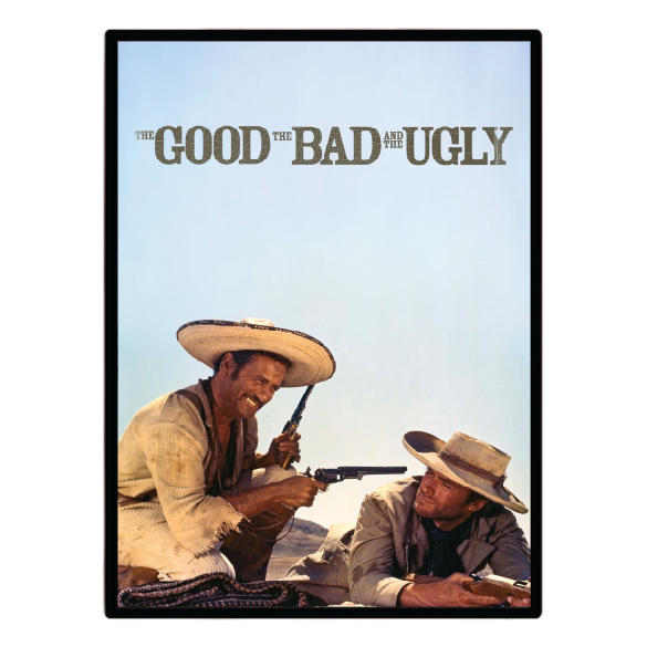 The Good, the Bad and the Ugly (1966) Illuminated LED frame display & Poster
