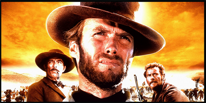The Good, the Bad and the Ugly (1966) Illuminated LED frame display & Poster