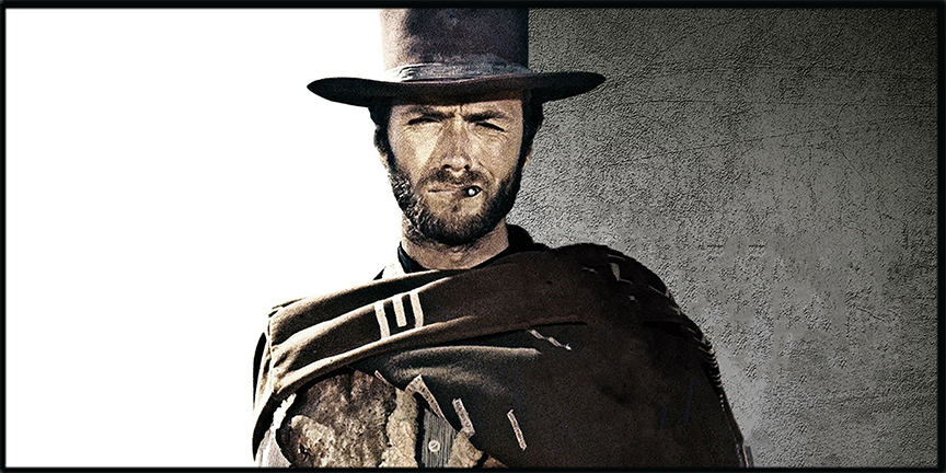 The Good, the Bad and the Ugly (1966) Illuminated LED frame display & Poster
