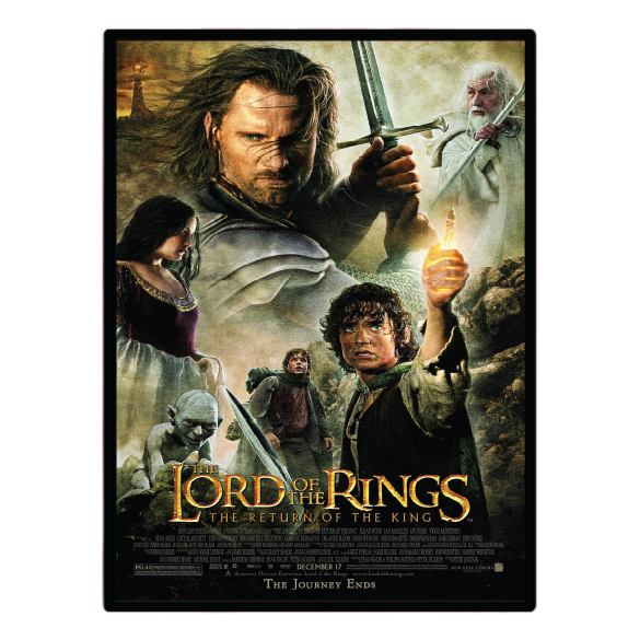 The Lord of the Rings: The Return of the King (2003) Illuminated LED frame display & Poster