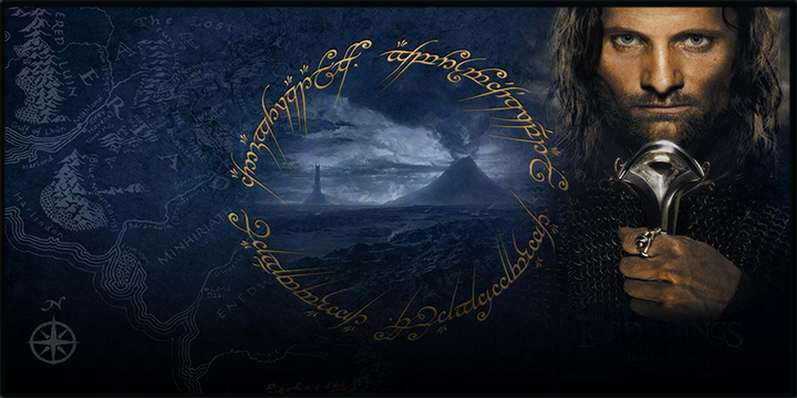 The Lord of the Rings: The Return of the King (2003) Illuminated LED frame display & Poster