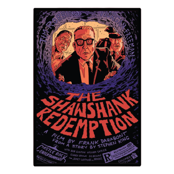 The Shawshank Redemption (1994) Illuminated LED frame display & Poster
