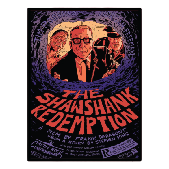 The Shawshank Redemption (1994) Illuminated LED frame display & Poster