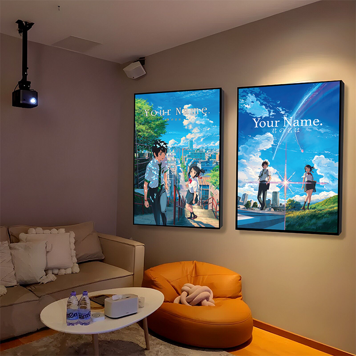 Your Name. (2016) Illuminated LED frame display & Poster (Copy)