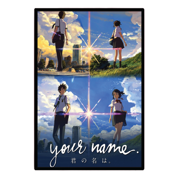 Your Name. (2016) Illuminated LED frame display & Poster (Copy)