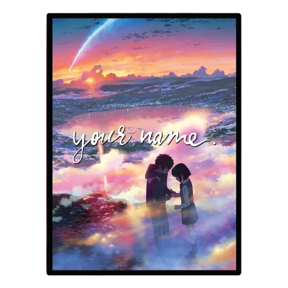 Your Name. (2016) Illuminated LED frame display & Poster (Copy)