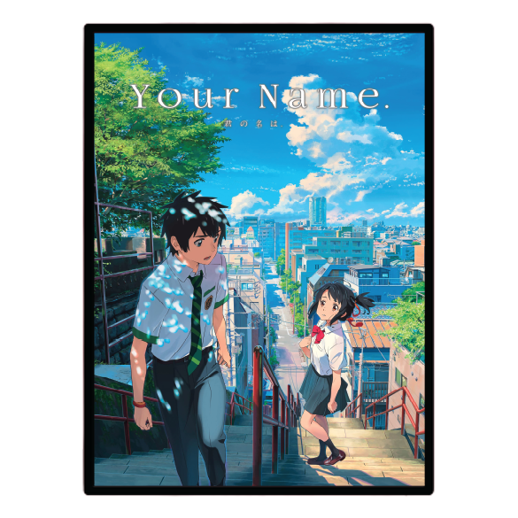 Your Name. (2016) Illuminated LED frame display & Poster (Copy)