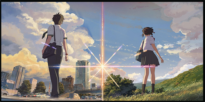 Your Name. (2016) Illuminated LED frame display & Poster (Copy)