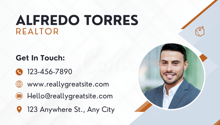 Real Estate Business Card – Realtor Template for Professionals